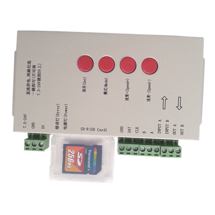KooSion T-1000S SD Card 2048 Pixel LED Controller