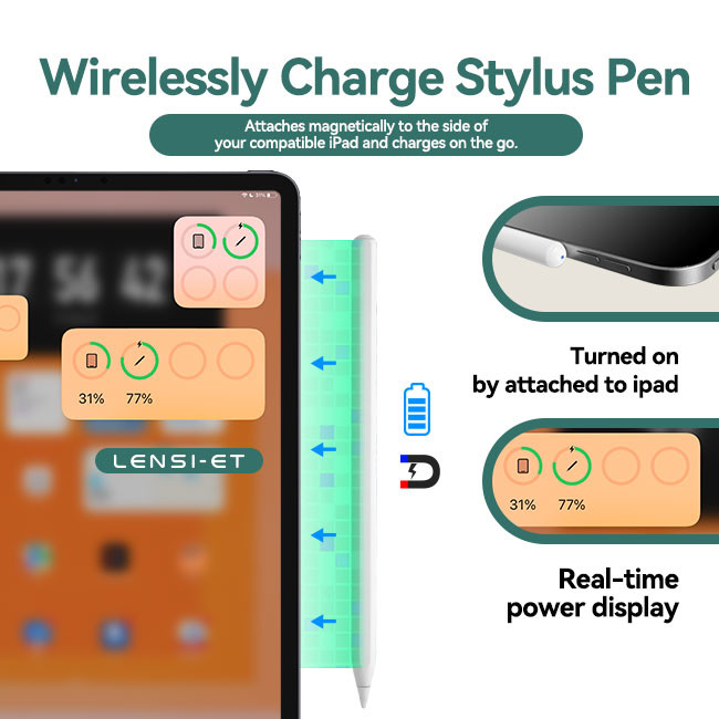 Anti Mistouch Wireless Stylus Pen Precise Stroke Resistive Stylus Pen