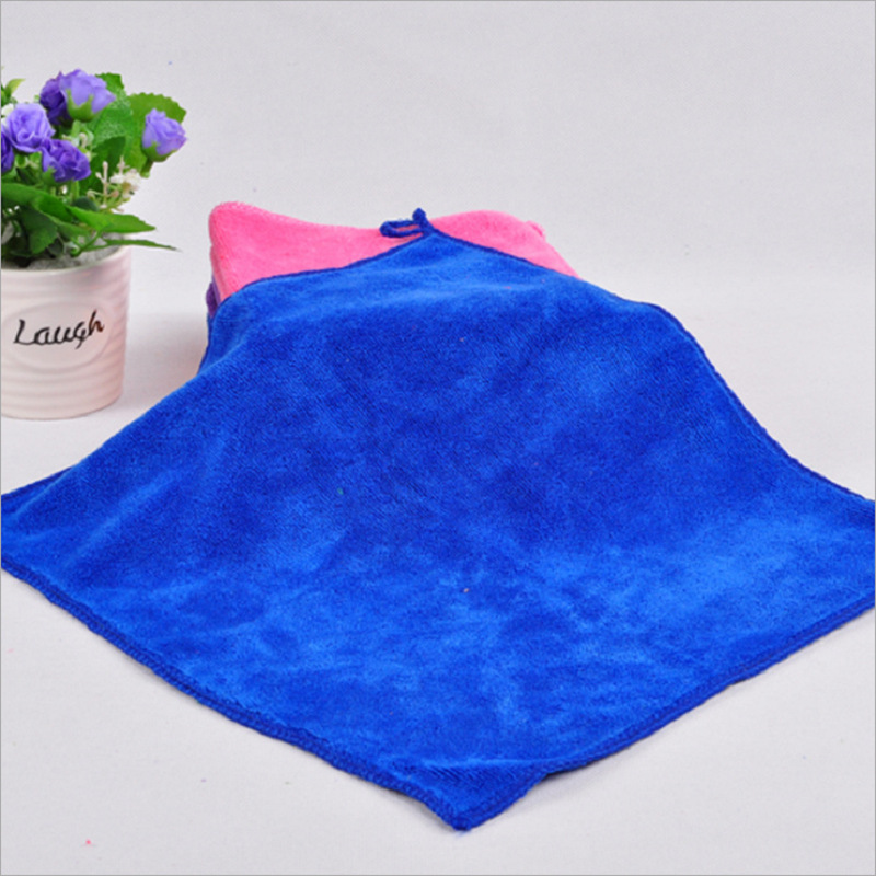 Logo Accepted Coral Fleece Thicken Quick Dry Towel for Car and Bath Cleaning ALL AGE