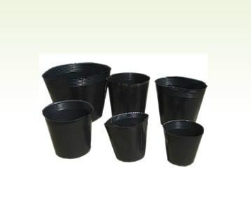 HQ Nutrition PE 1L Propagation Black Nursery Pots With Drainage Holes