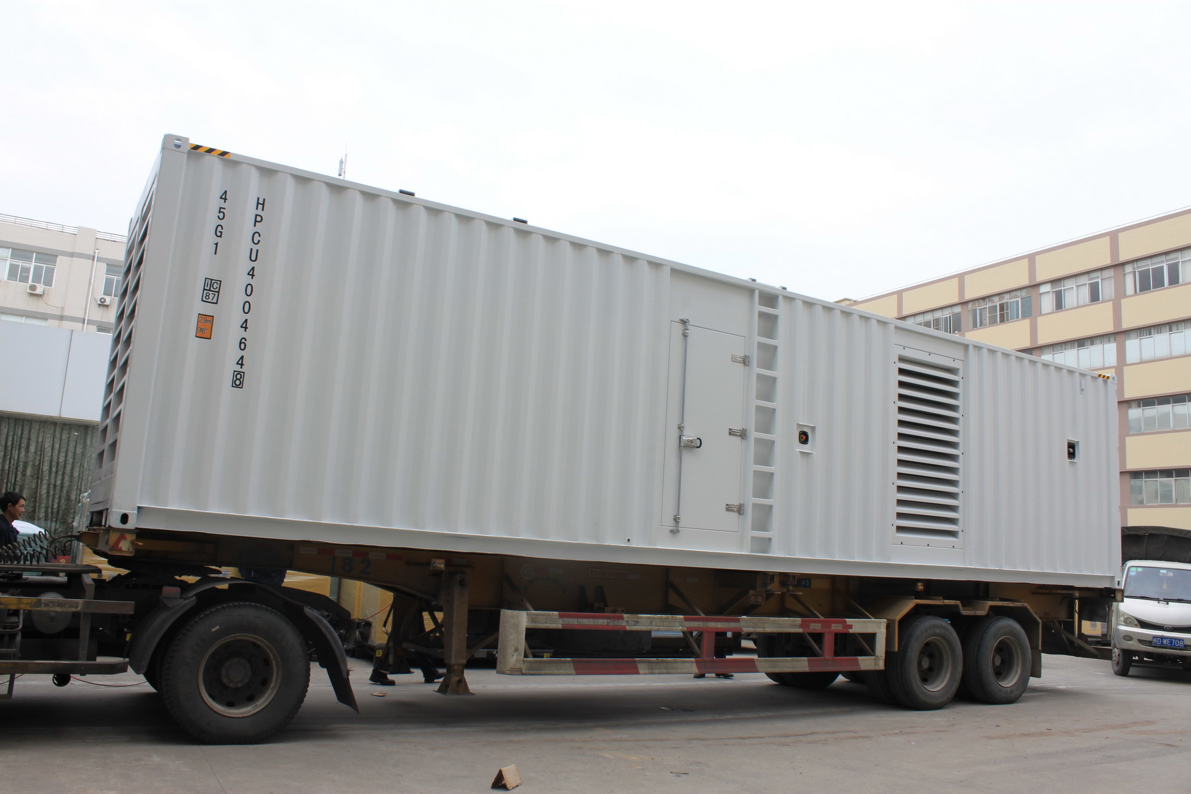 MTU 1000KW 1250KVA Genset Silent Diesel Generator Set 12V4000G23