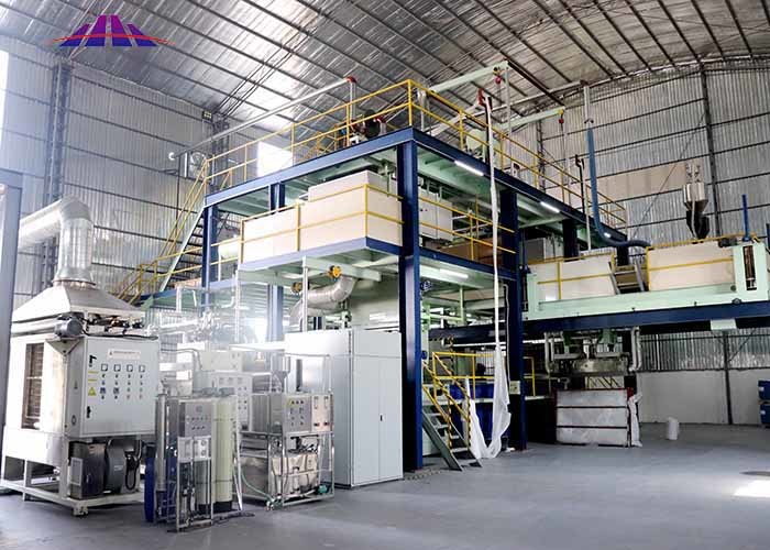 1200mm Roller PP Spunbond Non Woven Fabric Machine High Standard