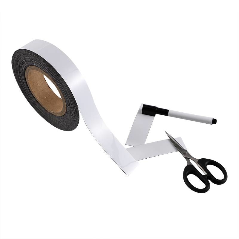 SGS Coloured Custom Magnetic Label Dry Erase PET Film Surface