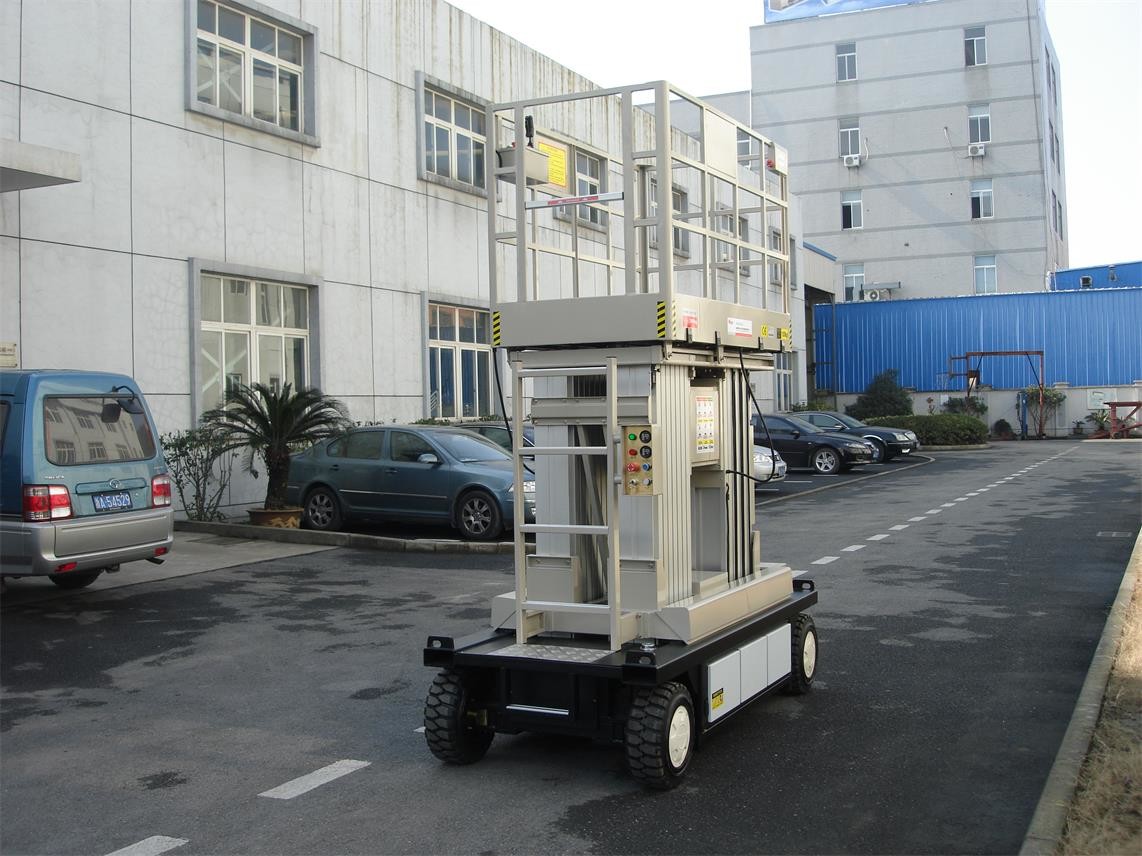 8m Self Propelled Hydraulic Aluminum Work Platform 400kg Loading For Two Men
