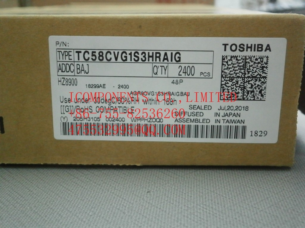 TC58NVG1S3HTAI0 I Temp in stock TC58CVG1S3HRAIJ KIOXIA NAND Flash Serial-SPI 3.3V 2G-bit 8ns 8-Pin WSON EP