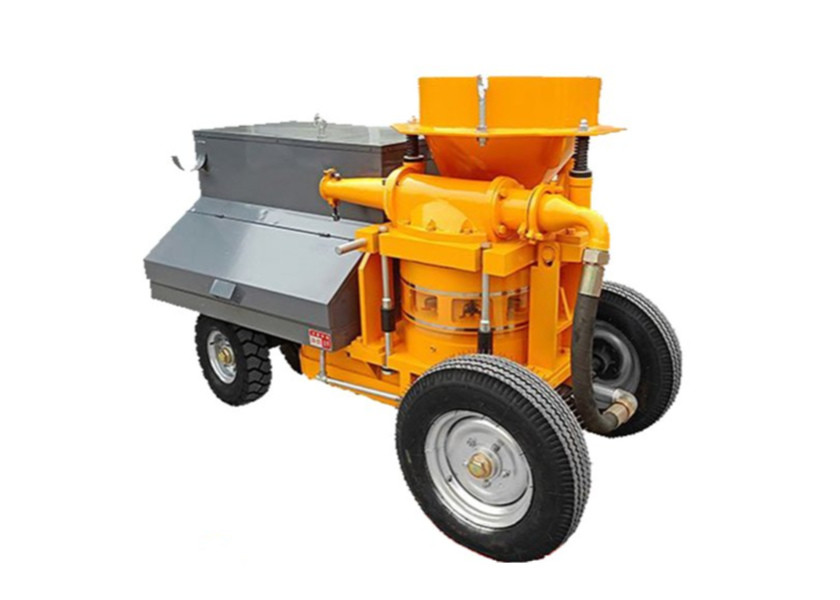 Yellow 4m3/H Wet Shotcrete Machine 7.5Kw Concrete Shotcrete Pump