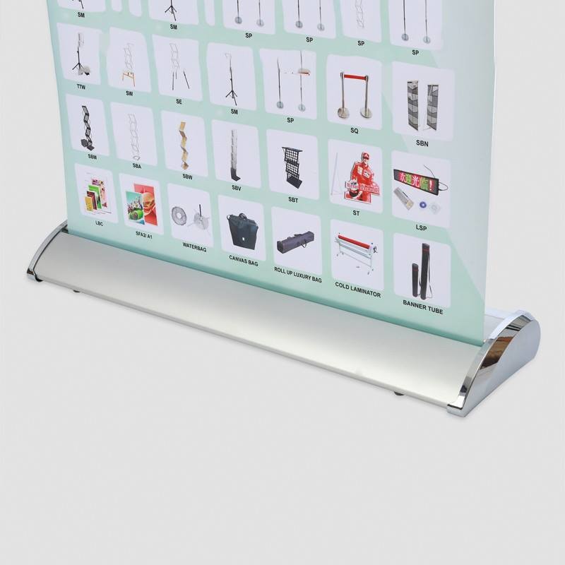 Stand Banner Roll Up Banner Printed Display Exhibition Show Sign Stand Wide Base Roll Up Banner Stand 85x200cm