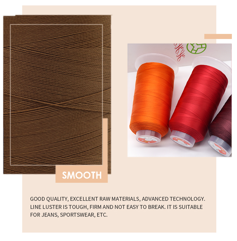 Plastic cone 100% continuous filament polyester thread TEX70 for crochet Free Sample