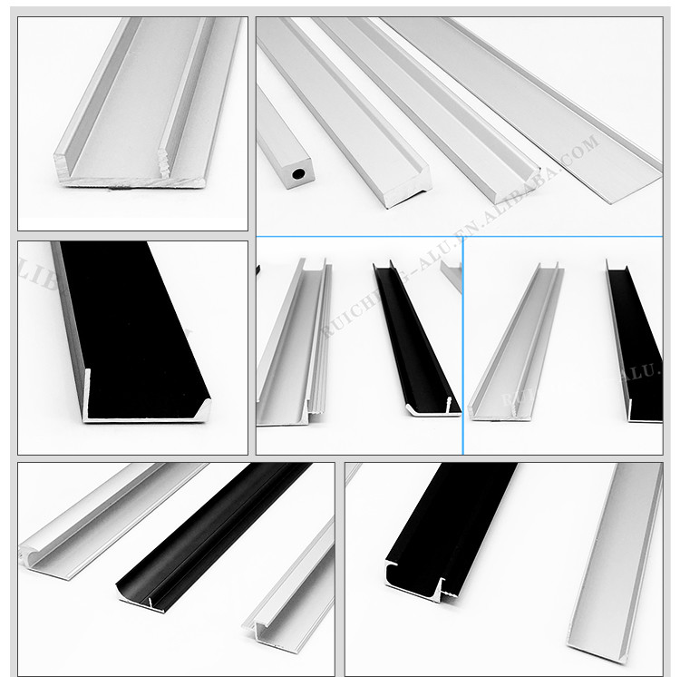 Kitchen Aluminium Cupboard Handles , T3 AA6063 Extruded Drawer Pulls