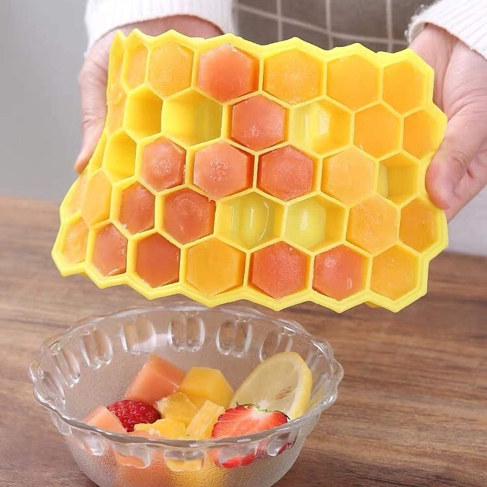 Odorless Silicone Ice Molds 16 Cavities Harmless Fruit Shaped