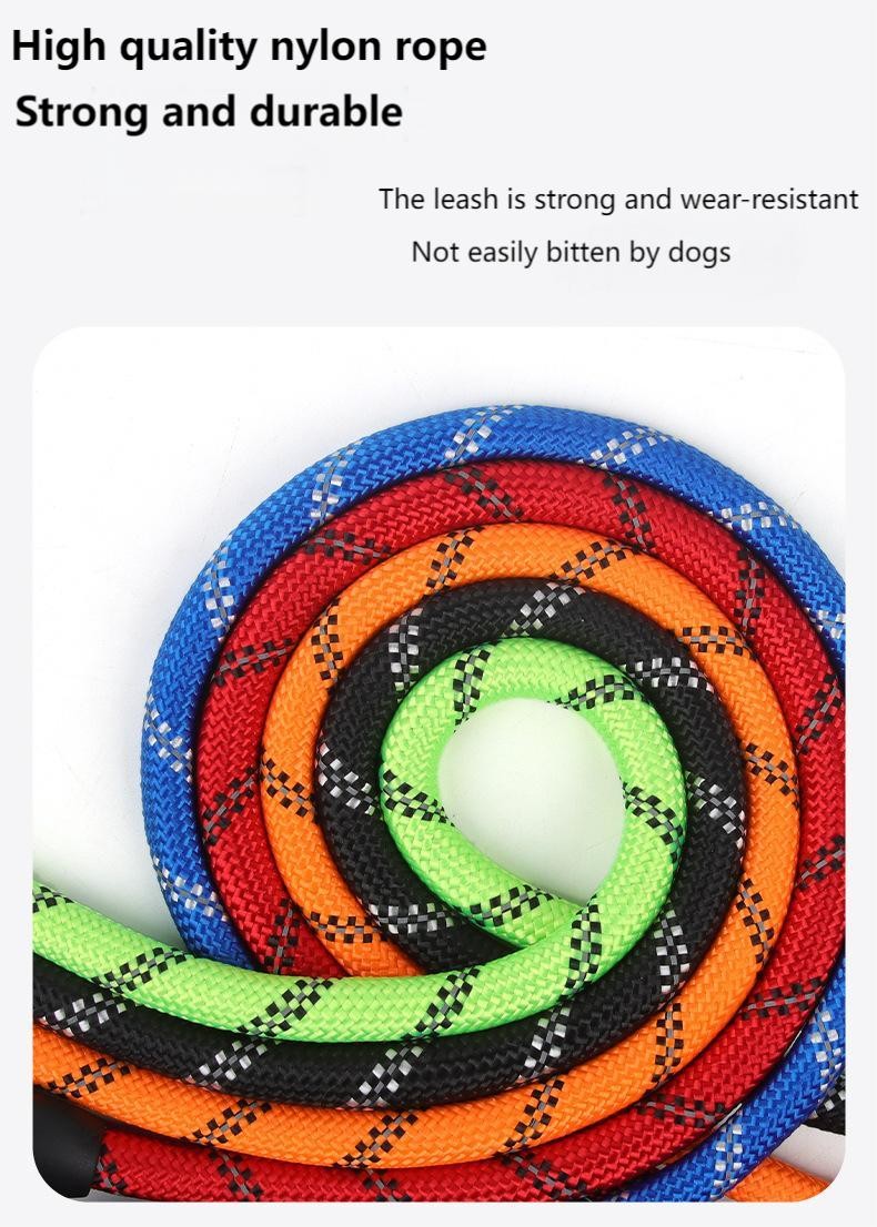 Dog leash multifunctional one-to-three dog leash reflective pet leash