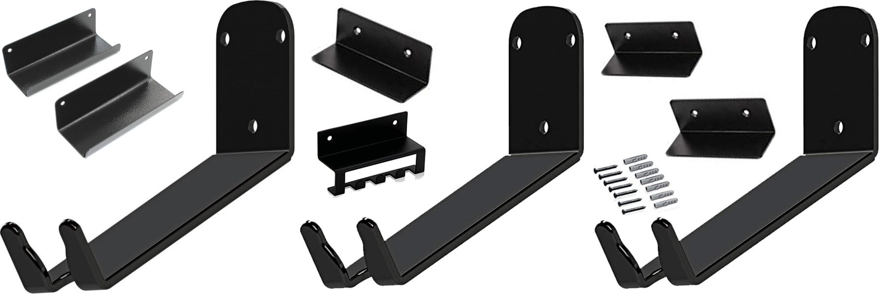 Power Coating Bicycle Holder Wall Pedal Suspension for Standard and Nonstandard Bikes