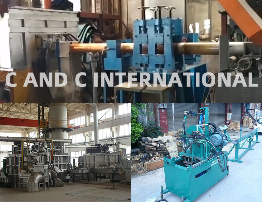 Touch Control 380V 80KW 60mm Brass Bar Casting Machine