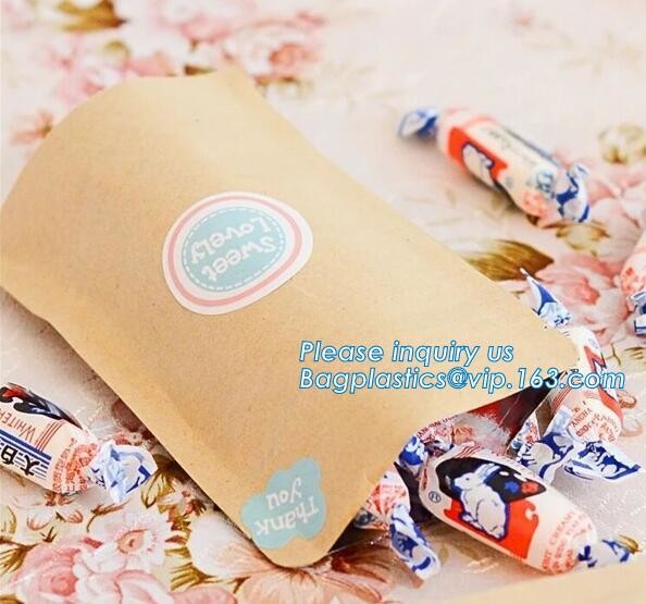 shopper carrier, pac Design Eco-friendly Plastic Bakery Bags Clear Wedding Cake Pastry Cupcake Slice Bread Packaging Bag