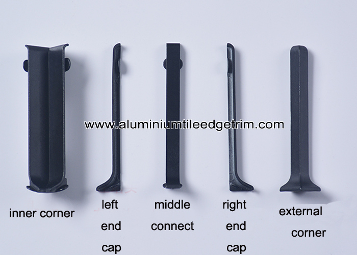 aluminium skirting matt black