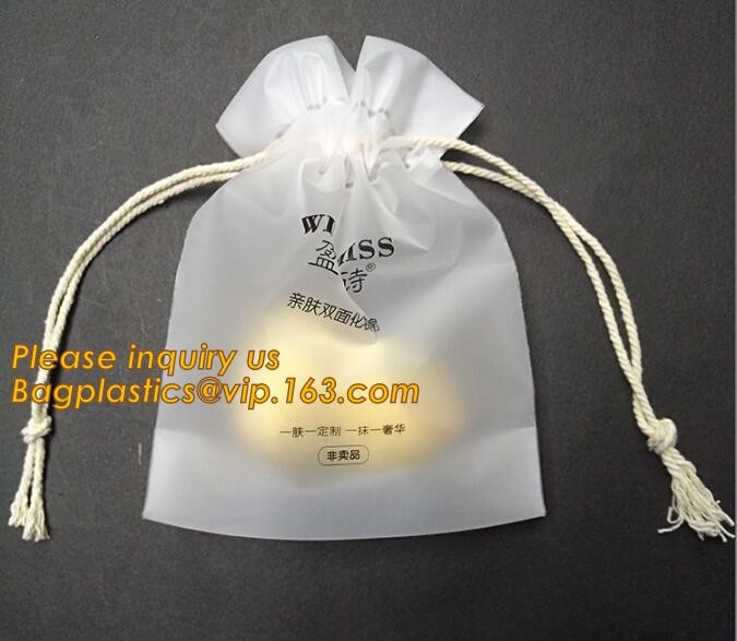 Factory Custom made Environmental PVC clear packaging toy storage handle bag,plastic tote packaging bag with handles fro