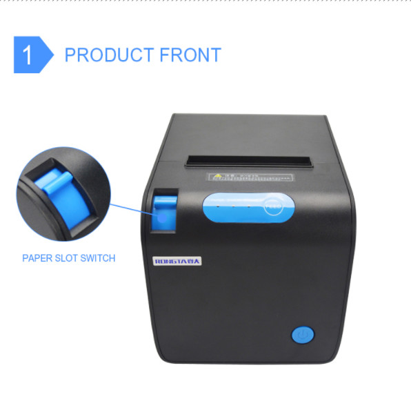 POS Receipt High Speed Line Printer Thermal 80mm Auto Cutter 250mm/s