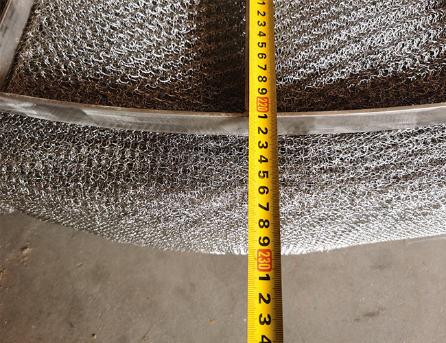ISO9001 Stainless Steel Mesh Pad Demister
