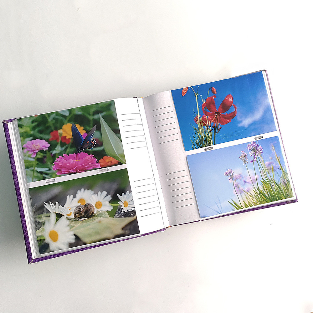 Aper Core 6 Inch Leather Cover Pocket Photo Album Viscose Customized
