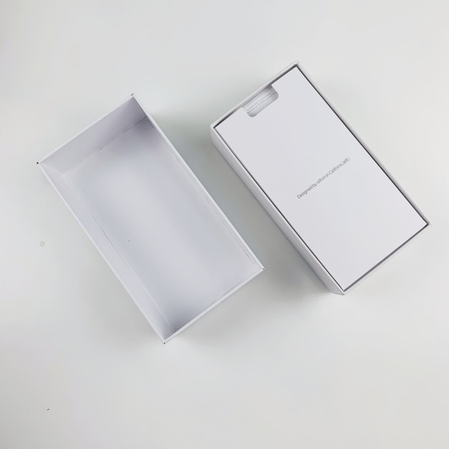 Customized Logo Lid and Base White Box Packaging for IPhone Series Smartphones