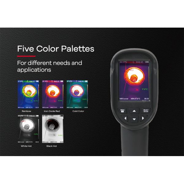 LSJ Handheld Thermal Imaging Camera Industrial Use Infrared USB Thermal Image Equipment LCD Household Thermometer for Machine