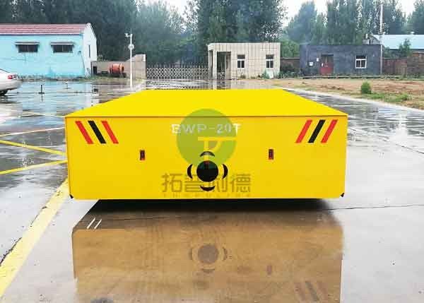 Cement Floor Running Transport platform Material Transfer Handling Cart For Saudi Arabia Construction