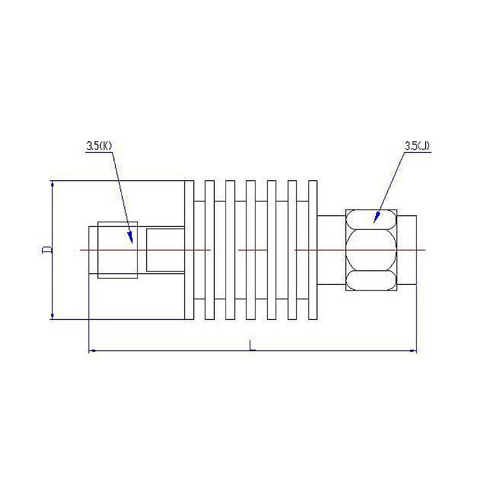 DC-26.5 GHz Attenuators Connector 3.5 mm Coaxial Fixed Attenuators