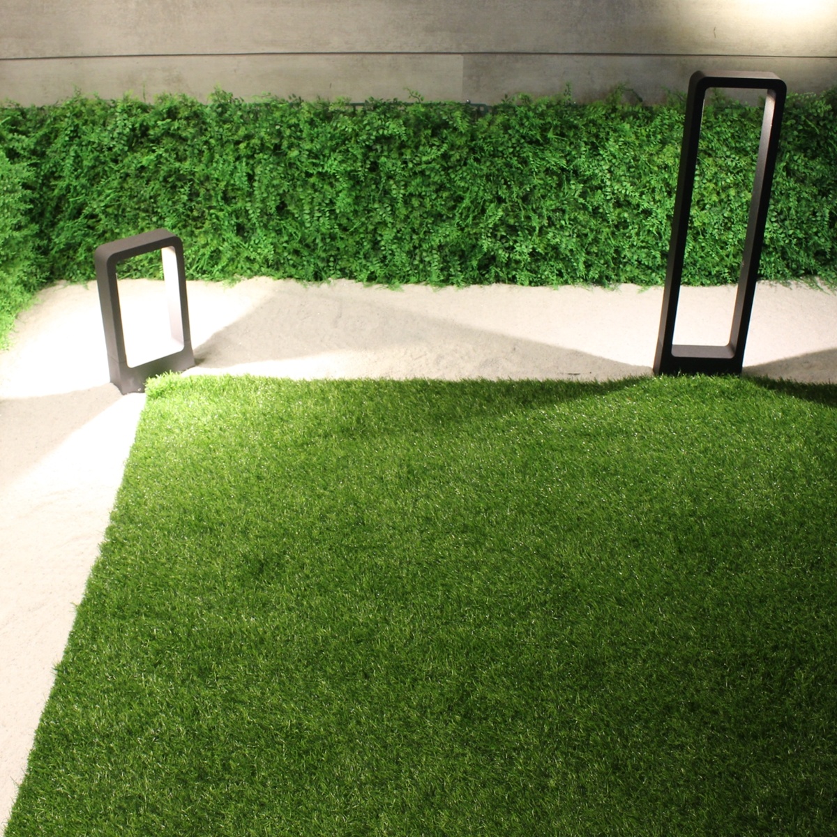 IP54 Sensor Garden Lights Solar Bollard Pathway Lights LED Lawn Lamp