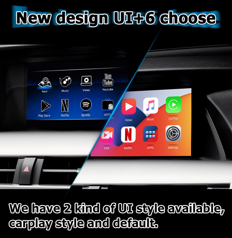 Lexus RX350 12-15 version Video Interface , 2/3GB RAM Android navigation box optional carplay android auto