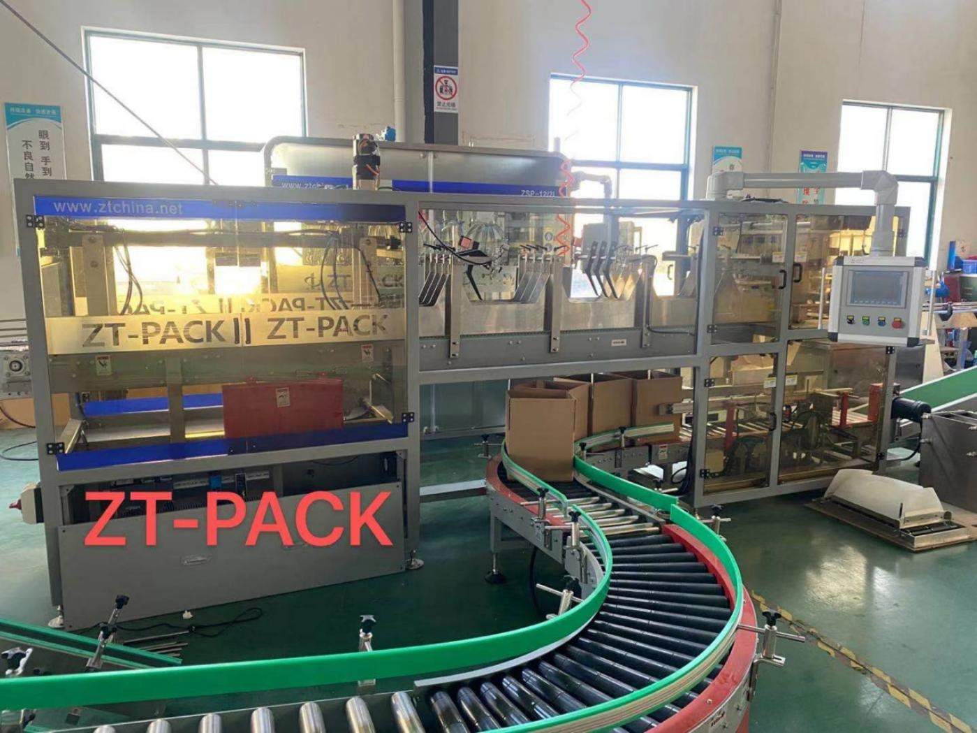 Vertical 24v Carton Box Packing Strapping Machine 4000bph Automatic Box Packing