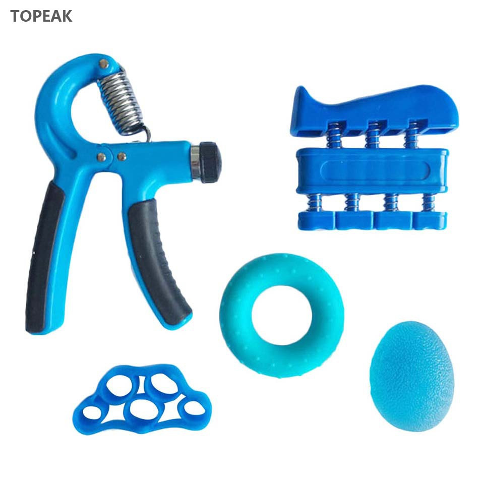 Silicone Hand Grip Strengthener With Counter Silicone Stretcher Green 150 Lbs 60 Kg