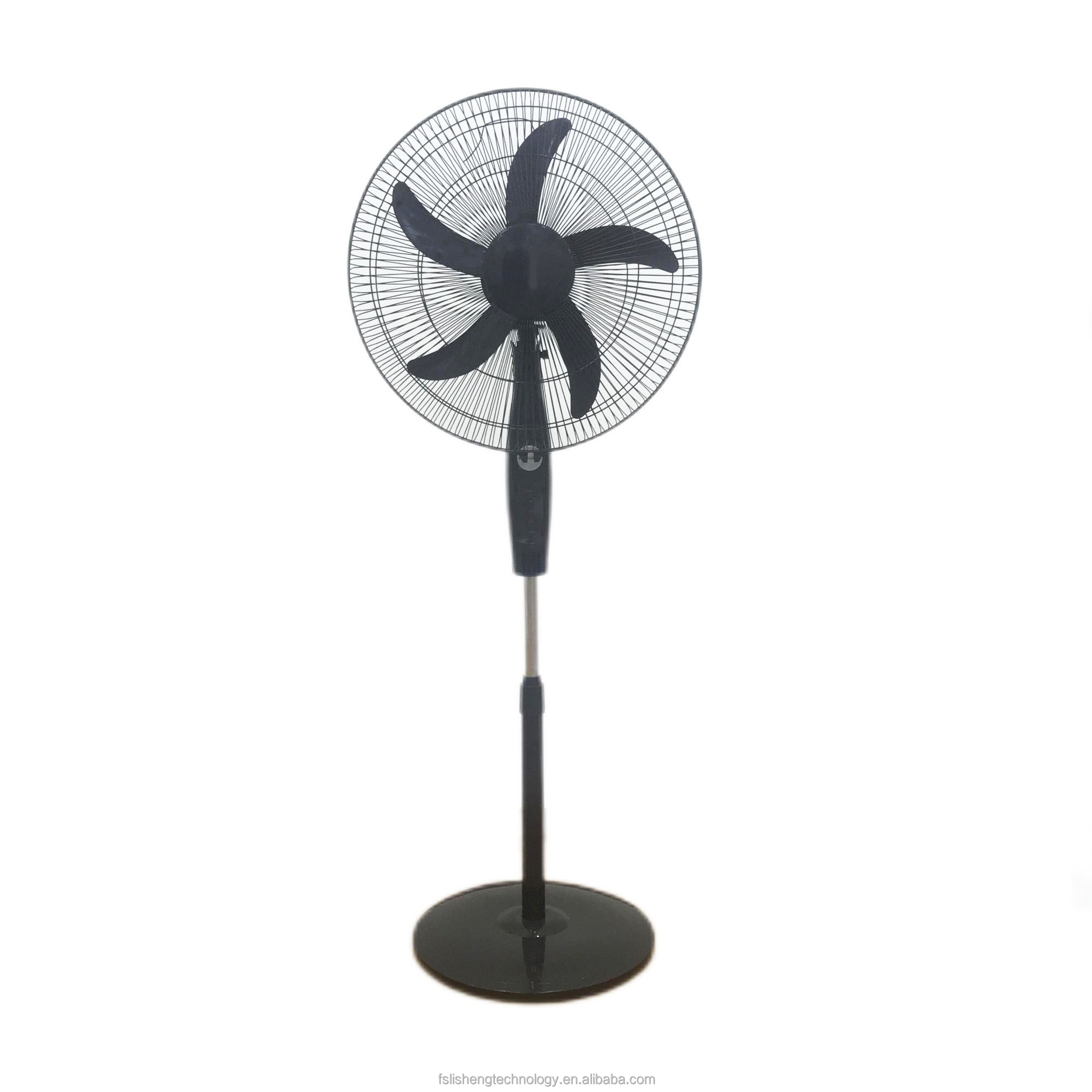 Low Noise 12V Rechargeable Adjustable Floor Fan With DC Brush Motor