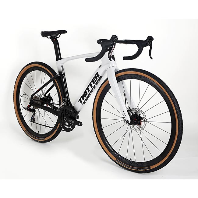 24 Speed 700*40C Carbon Fiber Gravel Bike Road Racing Disc Brake Bike