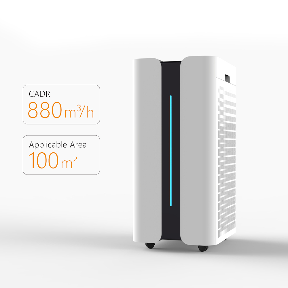 CE Home HEPA Air Purifier 1000m3/h UV Sterilization Portable Air Cleaner