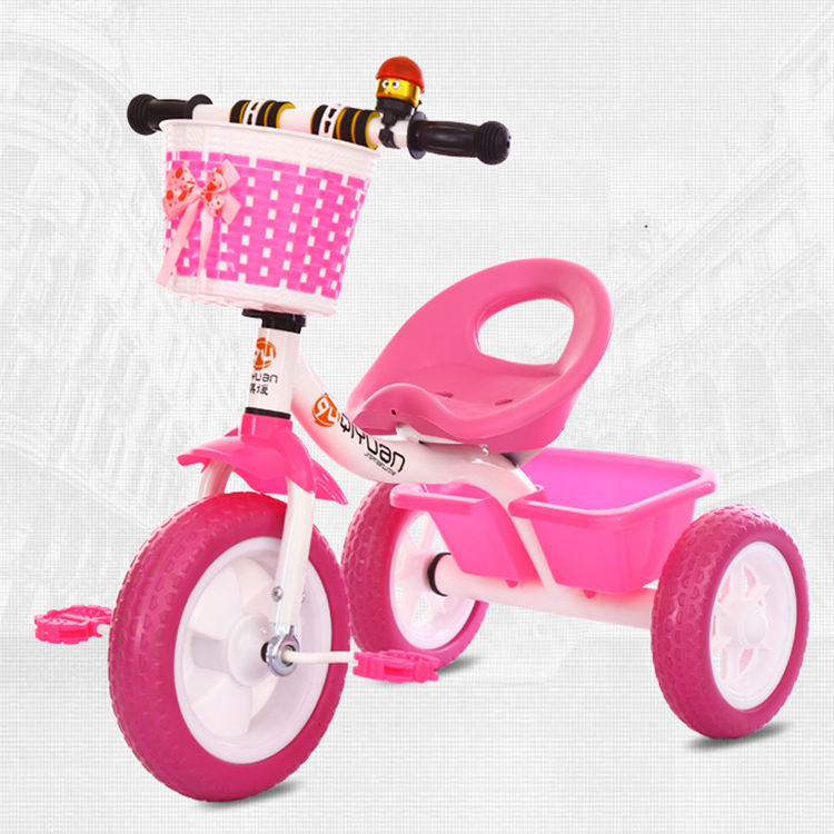 Baby Tricycle 3 Wheels Kids Ride On Bicycles With Pedal for 2-6 Year Kindergarteners