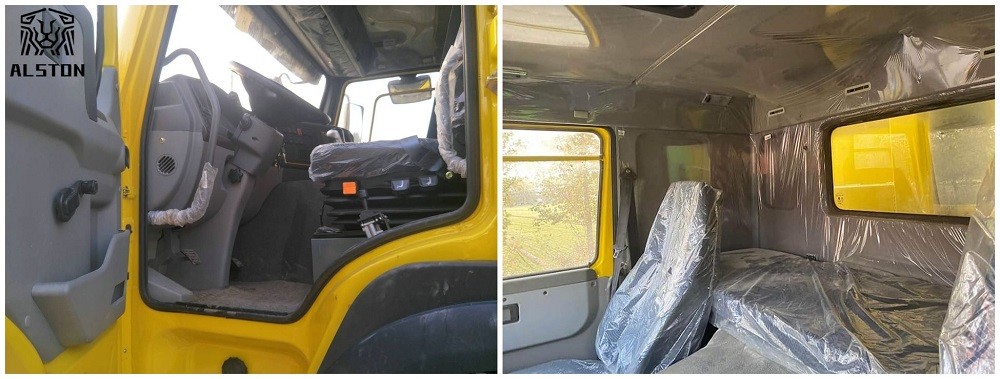 Used Sino Howo Construction Tipper Trucks Refurbished With 10 Tire