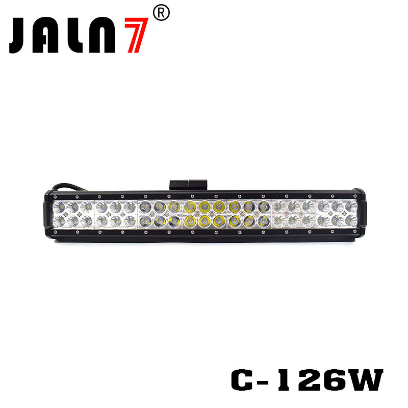 LED Light Bar JALN7 126W CREE Spot Flood Combo LED Driving Lamp Super Bright Off Road Lights LED Work Light Boat Jeep