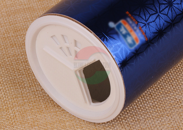 Easy Opening Labeling Custom Salt Paper Can Packaging Tube With Shaker Top