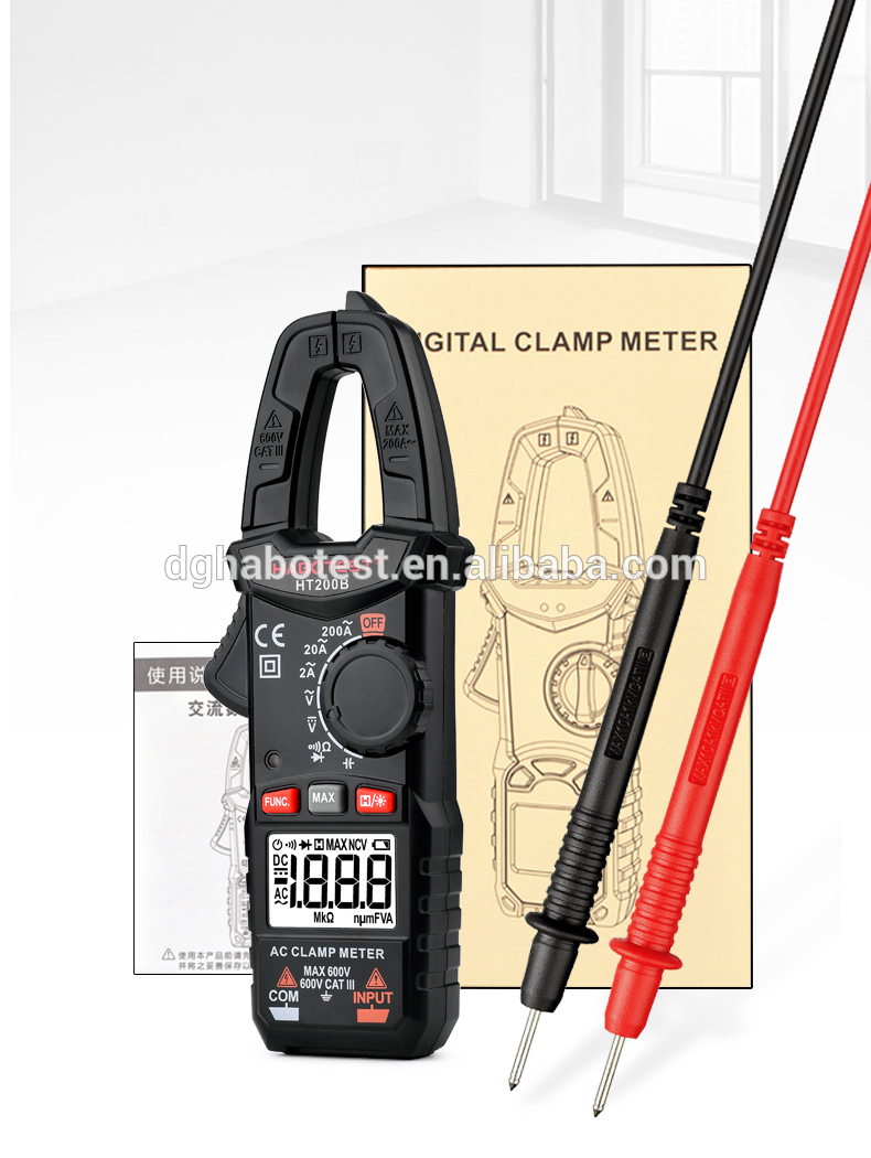 HT200B Clamp Meter Tester
