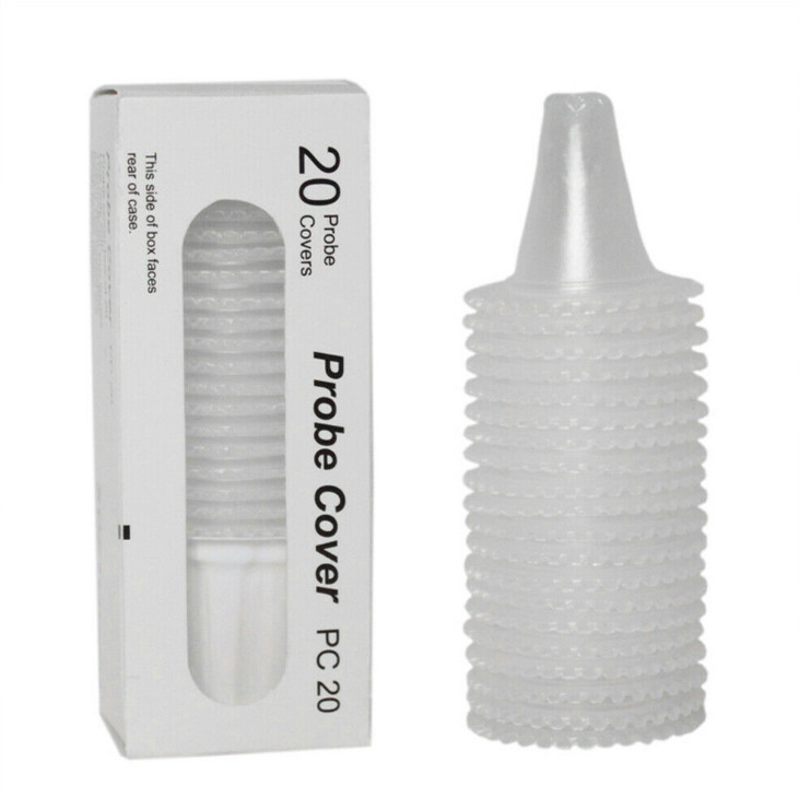 ISO Transparent Braun Model Soft Top Infrared Ear Thermometer Probe Covers