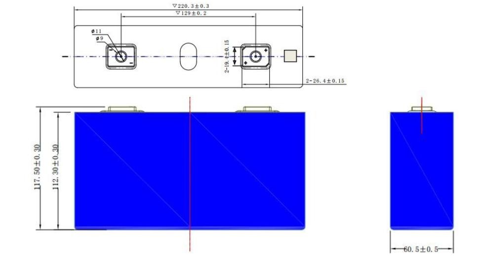 High Energy Density Lifepo4 3.2v 150ah Long Cycle For Solar Storage System