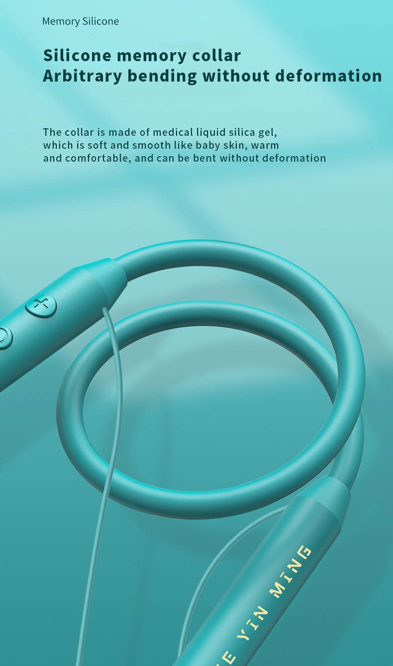 Neckband Bluetooth Earphones Magnetic Absorption Design 600 MAh HiFi Sound
