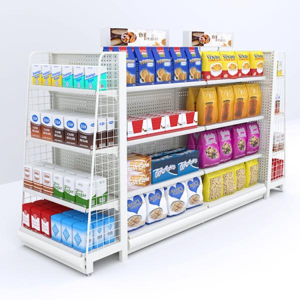 Summer Halloween Grocery Store Displays Shelves Wine Units Gondola Supermarket