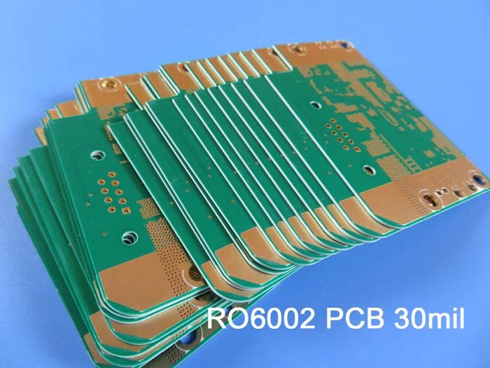 30mil Rogers 6002 0.762mm DK2.94 Immersion Gold Pcb For Global Positioning System Antennas