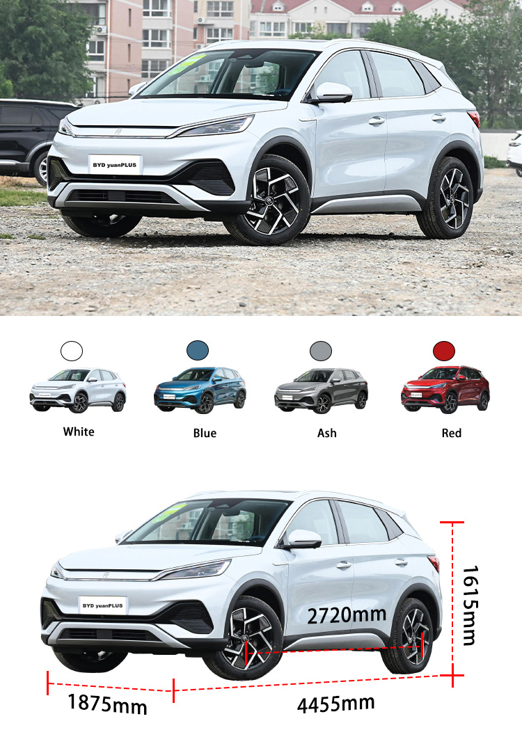 EV BYD Second Hand Car Vehicles 510km Electric SUV BYD Yuan Plus Flagship