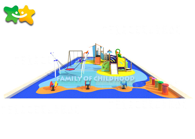Creative Outside Jungle Gym For Toddlers , Outdoor Soft Play Equipment Non Smell