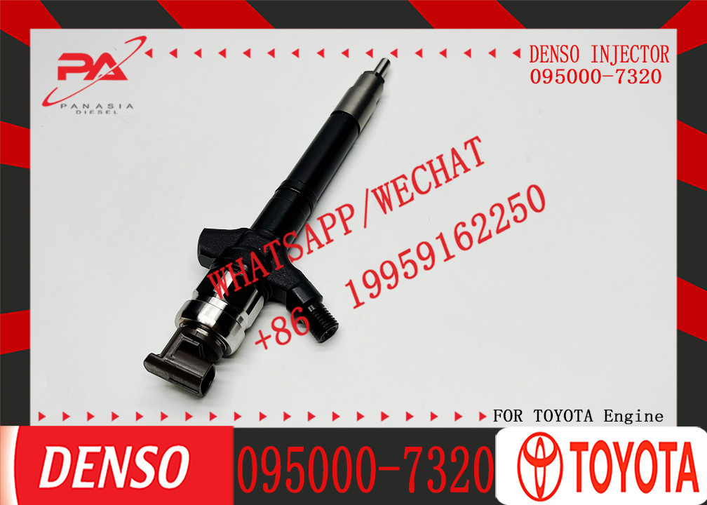 Diesel Common Rail Injector 23670-0R130 095000-7320 for Toyota Engine 1AD-FTV 2AD-FTV Avensis Corolla RAV4