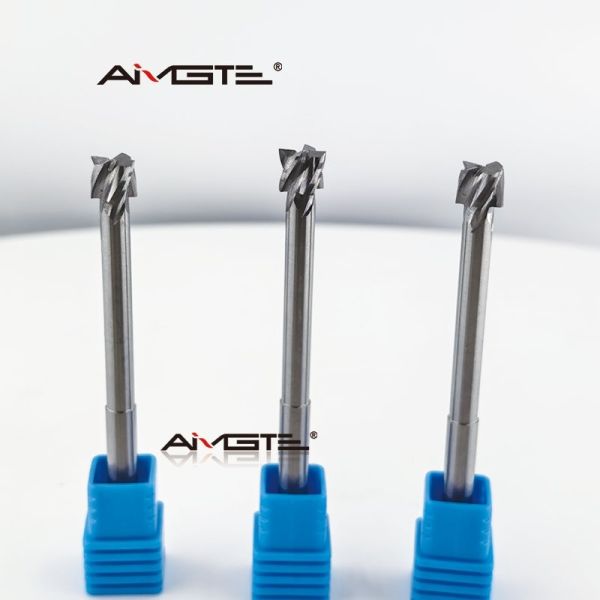 Heavy Duty 4 Flute T Slot Cutter Carbide End Mill for Hard Steel Soft Aluminum CNC Machining High Feed Rate Precision Ground