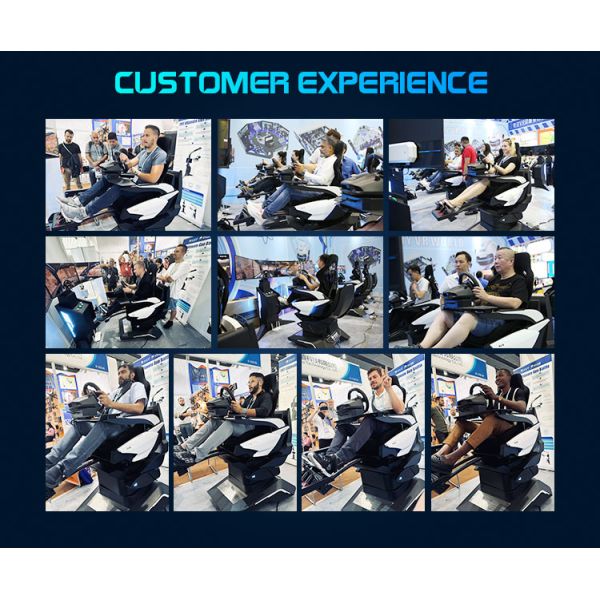 3dof Racing Simulator 4D Car Gaming VR Motion Driving Simulator For Inflatable