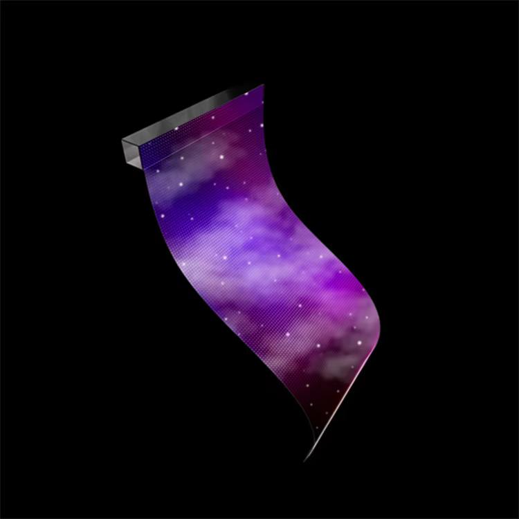 P4 High Transparency Flexible LED Display Screen Glass Window Indoor Advertising Led Transparent Film